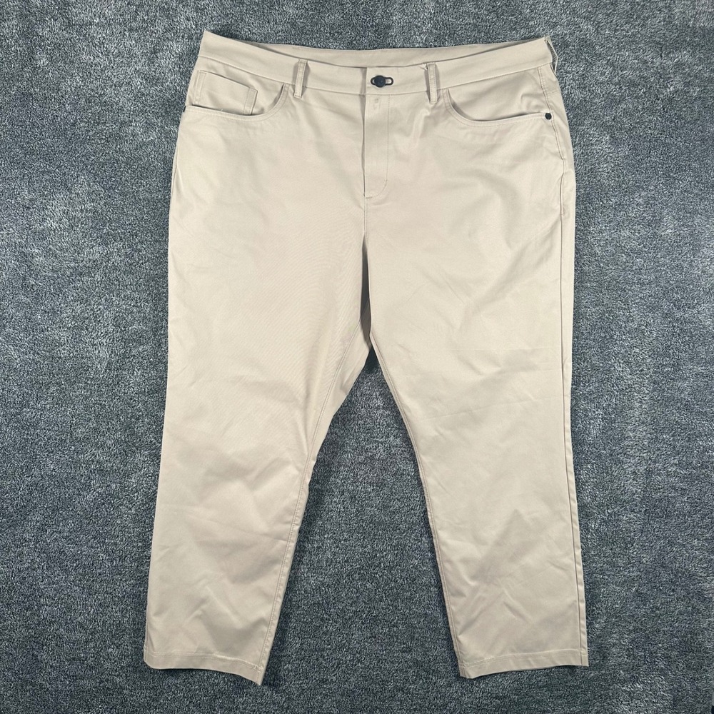 Public Rec Pants Mens 40/28 Work to Play Tan Performance Chino Trousers